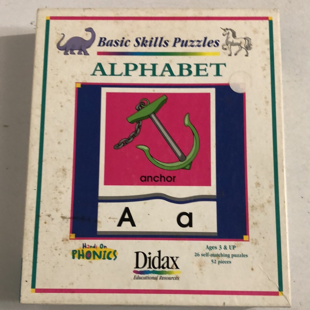 Didax Basic Skills Puzzles Alphabet and